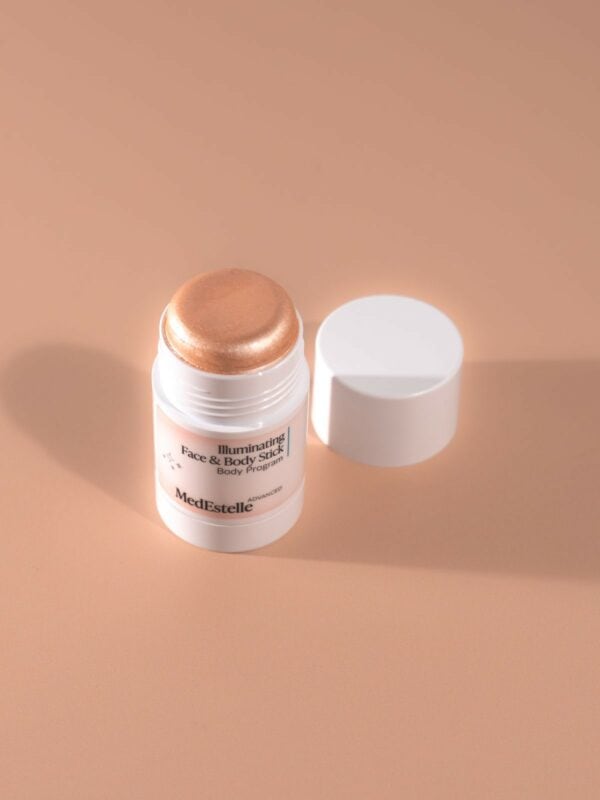 Illuminating Face & Body Stick Medestelle, Rozświetlający Sztyft do Twarzy I Ciała - obrazek 2