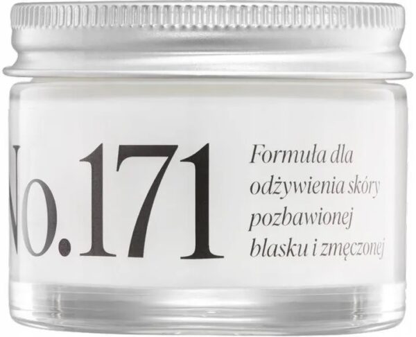 Make Me Bio Receptura 171 krem na dzień 50 ml, naturalny krem do cery zmęczonej i pozbawionej blasku, szklany słoik z kremem odżywczym do twarzy