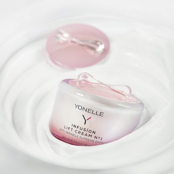 Infusion, kosmetyki premium, kremy do twarzy serii infusion yonelle, krem anti age, krem z retinolem
