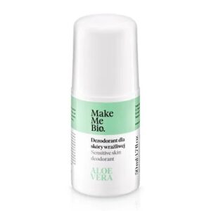 dezodorant Make Me Bio z sodą oczyszczoną i masłem shea, naturalny kosmetyk do pielęgnacji pach, produkt bez alkoholu dla skóry wrażliwej, wegański dezodorant w szklanym słoiku, naturalna alternatywa dla antyperspirantów