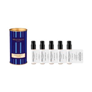 Zestawy produktów,trwałe perfumy, doskonałe perfumy, perfumy bibliotheque de Parfum, najlepsze niszowe perfumy, niszowe perfumy, woda perfumowana, kolekcja bibliotheque de parfum, mistrzowie perfumiarstwa stworzyli najlesze perfumy, małe i duże pojemności perfum, Ultimatum bibliotheque de parfum, english sun, silence, icy wave MEN, promocje Bibliotheque de Parfum, bibliotheque de parfum najtaniej, atrakcyjne ceny perfum, zniżki na perfumy, zniżki na wody perfumowane, niszowe perfumy, tanio, atrakcyjne ceny, zestawy probek, zestaw próbek, discovery set, zestaw pięciu próbek w tubie