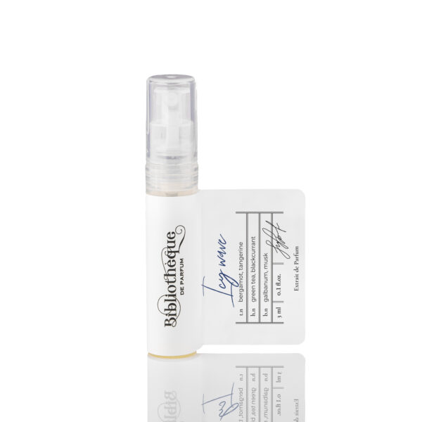 Woda perfumowana męska Bibliotheque de Parfum "ICY WAVE" fiolka 2 ml love is drug, top secret, Leather bliss, perfumy Rose Seude, Perfumy POLAR LIGHTS, perfumy story of passion, perfumy Lost In Bali, love catcher, vial 2 ml, fiolka 2 ml, Counting Stars Bibliotheque de arfum, page 69, p.s., taste of illusions Bibliotheque de parfum, Memoirs of Geisha, I want bibliotheque de Parfum, 2 ML, 15 ML, 100 ML Ultimatum perfumy, i am collections bibliotheque de parfum, perfumy unisex, trwałe perfumy, doskonałe perfumy, perfumy bibliotheque de Parfum, najlepsze niszowe perfumy, niszowe perfumy, woda perfumowana, kolekcja bibliotheque de parfum, mistrzowie perfumiarstwa stworzyli najlesze perfumy, małe i duże pojemności perfum, Ultimatum bibliotheque de parfum, english sun, silence, icy wave MEN bibliotheque de parfum