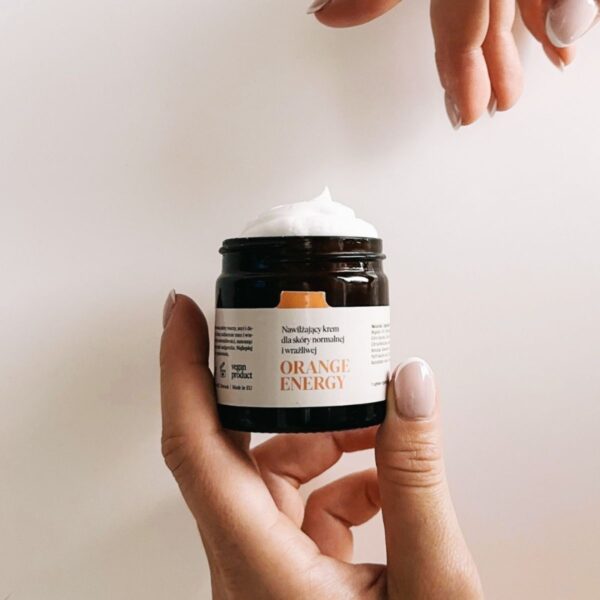 Krem nawilżający do skóry normalnej Make Me Bio Orange Energy 50ml - obrazek 3
