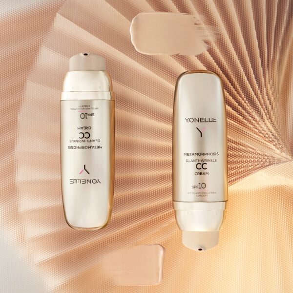 Metamorphosis D3 Anti Wrinkle CC Cream, Przeciwzmarszczkowy D3 CC Krem No.1 Light Neautral Yonelle - obrazek 3