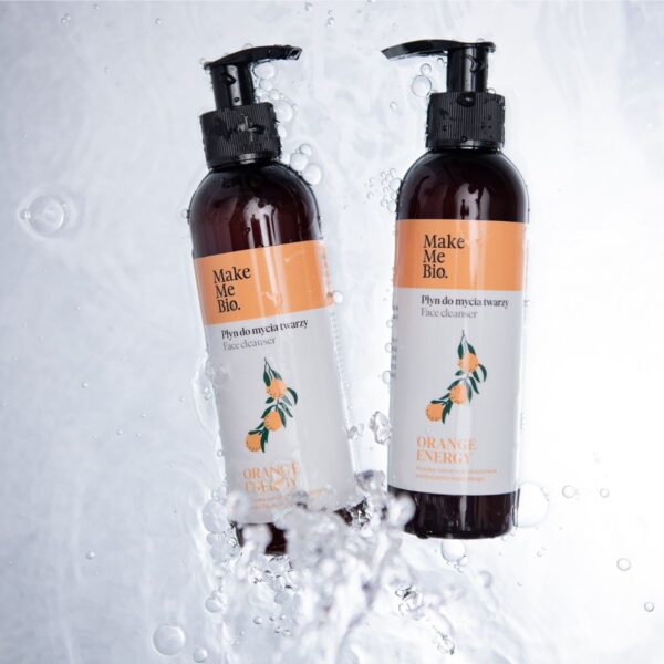 Płyn do mycia Twarzy Orange Energy Make Me Bio 200 ml - obrazek 3