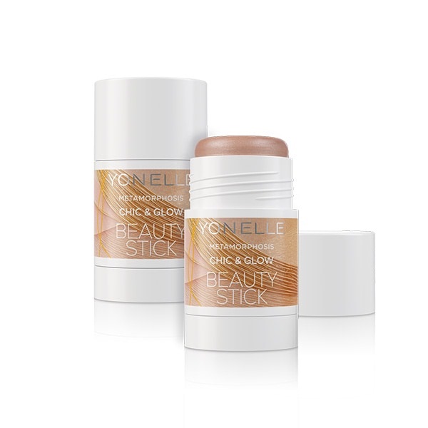 Chic&Glow Beauty stick, Upiększający rozświetlasz do twarzy i ciała w sztyfcie Yonelle