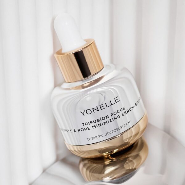TRIFUSÍON FOCUS Yonelle Wrinkle & Pore Minimizing Serum-Booster, Serum-­Booster Redukujące Zmarszczki i Pory YONELLE 30ml - obrazek 9