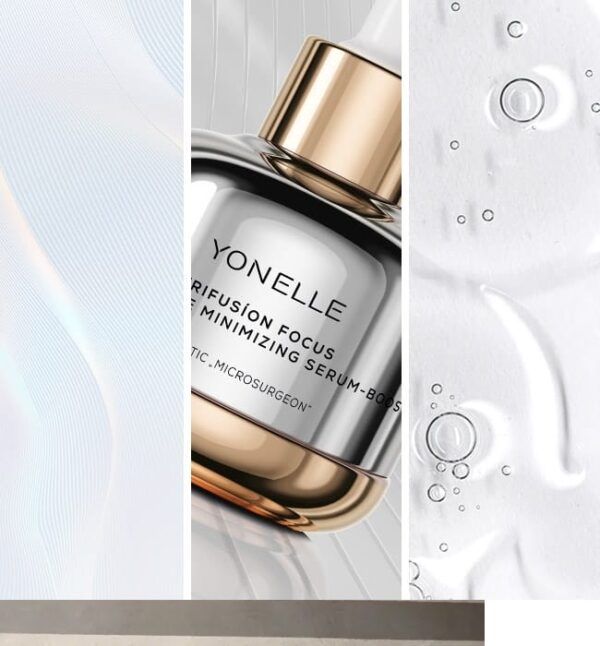TRIFUSÍON FOCUS serum-booster, serum zwężające pory, serum redukujące zmarszczki, serum nawilżające Yonelle, luksusowe serum przeciwzmarszczkowe