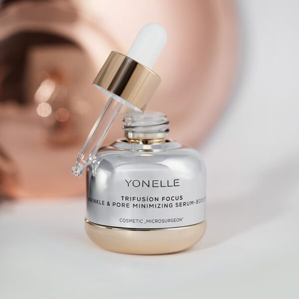 TRIFUSÍON FOCUS Yonelle Wrinkle & Pore Minimizing Serum-Booster, Serum-­Booster Redukujące Zmarszczki i Pory YONELLE 30ml - obrazek 2