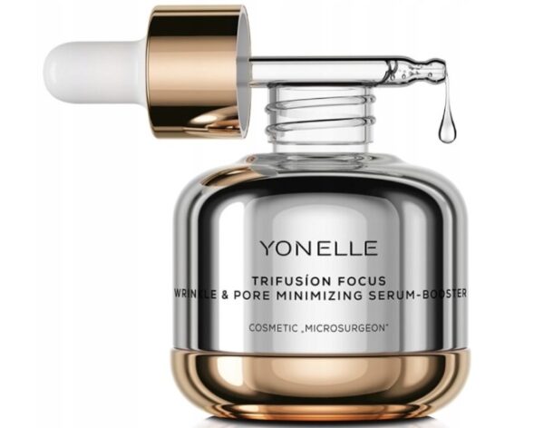 TRIFUSÍON FOCUS YONELLE serum-booster, serum zwężające pory, serum redukujące zmarszczki, serum nawilżające Yonelle, luksusowe serum przeciwzmarszczkowe