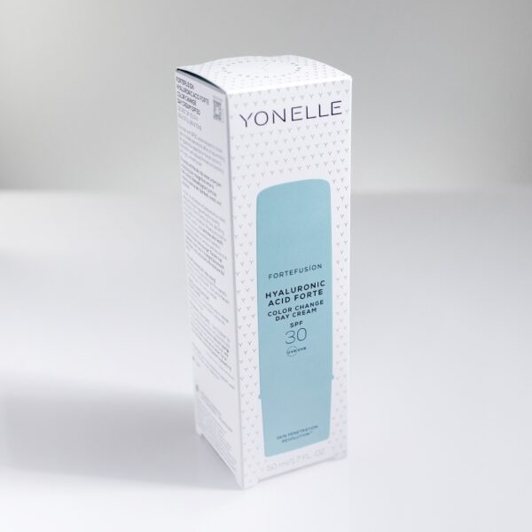 FORTEFUSÍON Color Change Cream Yonelle, Krem „Color Change” Na Dzień SPF30 Z Kwasem Hialuronowym Forte - obrazek 3