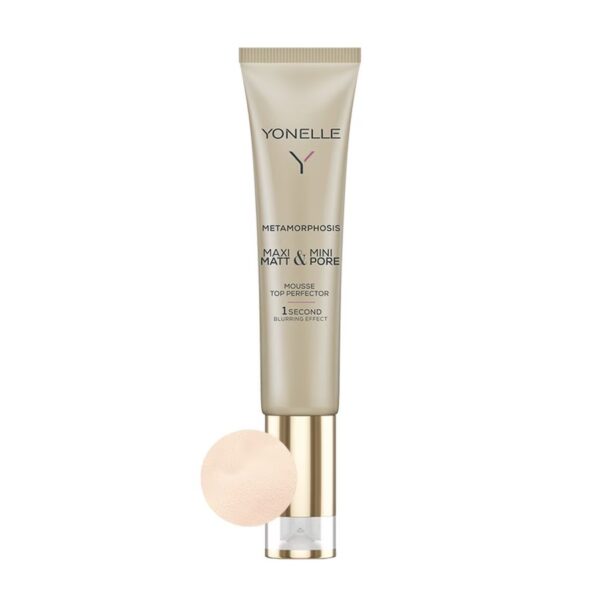Yonelle Metamorphosis mus perfektor, mus matujący pory, krem na dzień maskujący pory, perfector na skórę błyszczącą, krem blur Yonelle