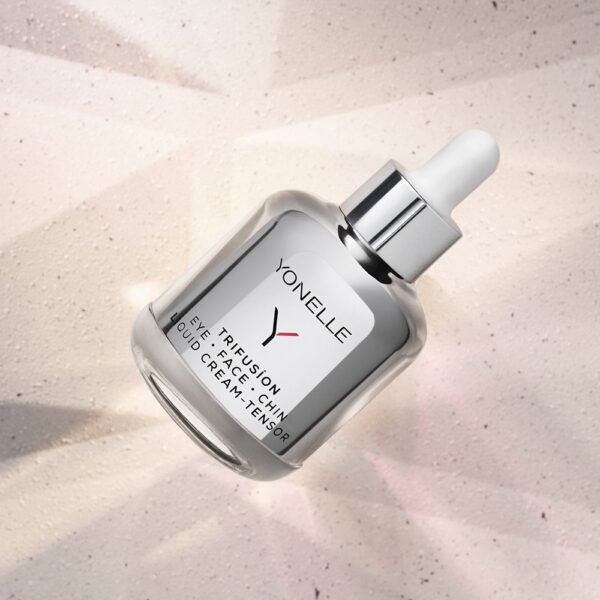 TRIFUSÍON Liquid Cream Tensor Yonelle, Płynny Krem-Napinacz Pod Oczy, Na Twarz i Podbródek - obrazek 3