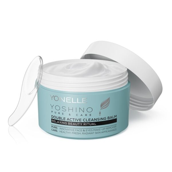 YONELLE cleansing balm, balsam oczyszczający, demakijaż 2-w-1, relaksujący rytuał skóry, balsam do twarzy i oczu, naturalny skład
