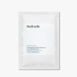 Ultrałagodząca Maska Naprawcza w płacie Medestelle, Ultra-Soothing Repair Mask maska regenerjąca, maska w płacie profesjonalna, maska medestelle